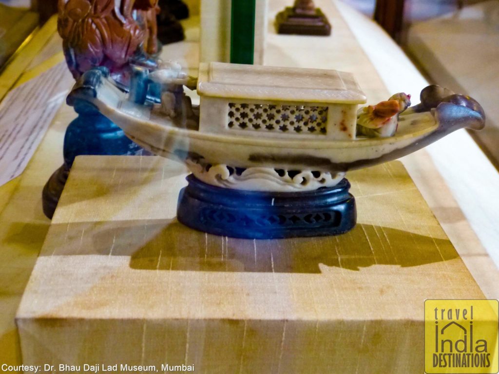 A Marble Chinese Boat