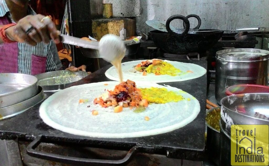 Adding Masala to Masala Dosa
