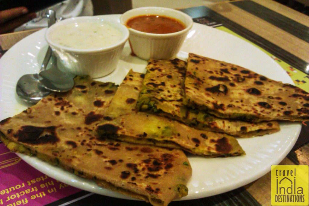 Cream Centre Aloo Methi Paratha