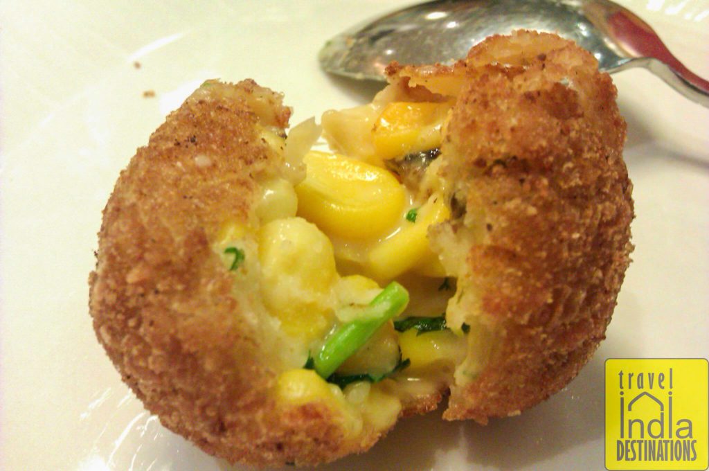 American Cheese Corn Balls