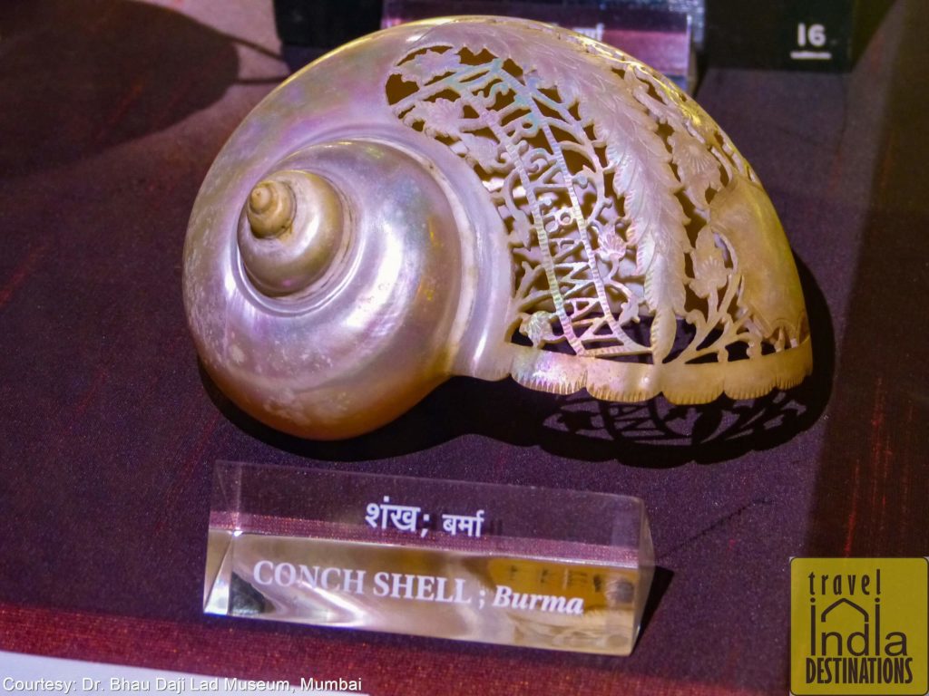 Conch Shell made of Mother of Pearl
