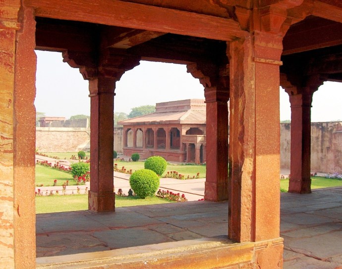 Fatehpur Sikri Garden View