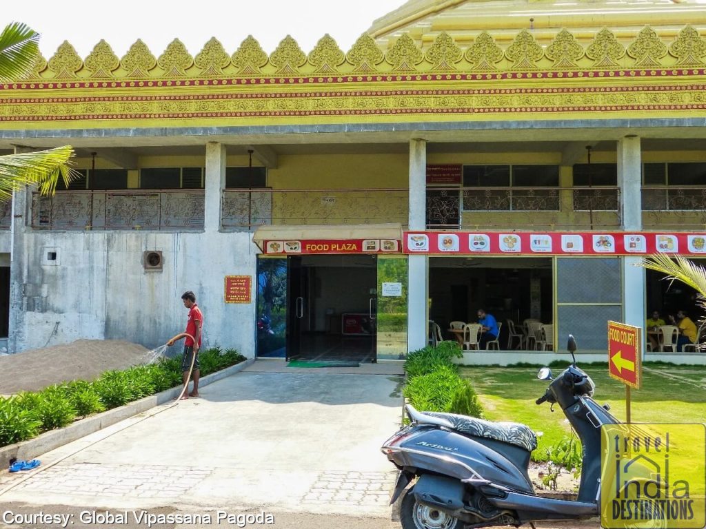 Global Vipassana Pagoda food court
