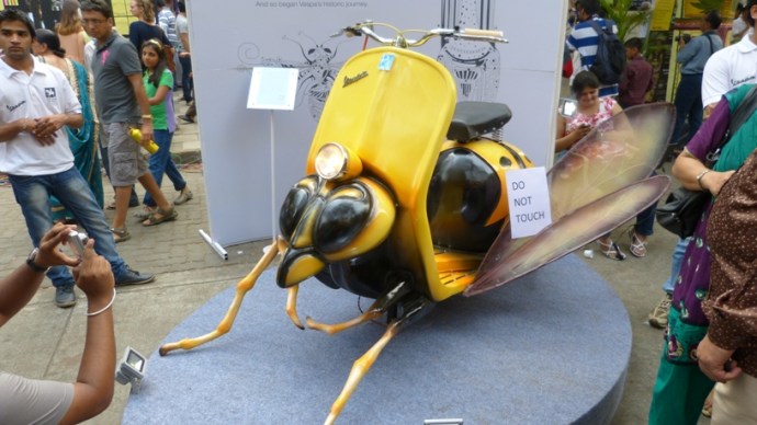 Kala Ghoda Vespa Bug Art