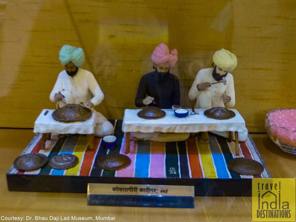 Koftagiri Craftsmen Working in Bombay