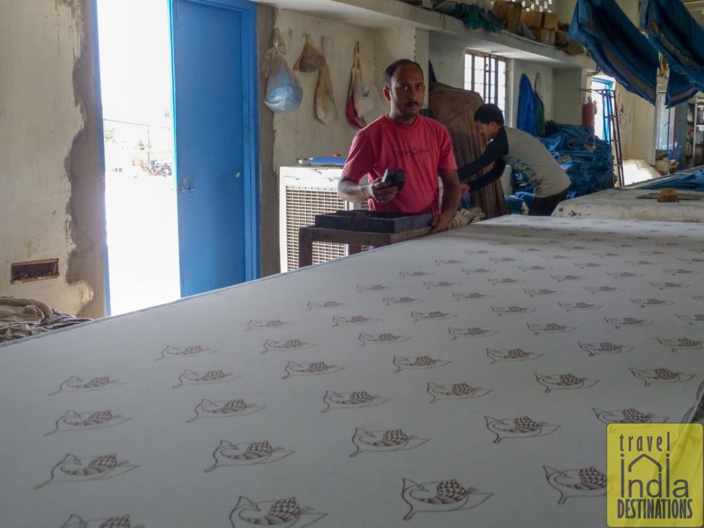 Initial block prints in daboo printing