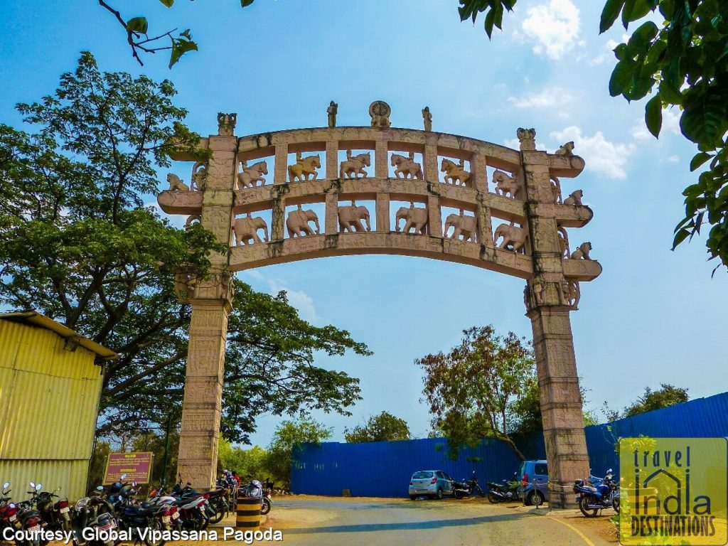 Sanchi Stupa Gate Global Pagoda