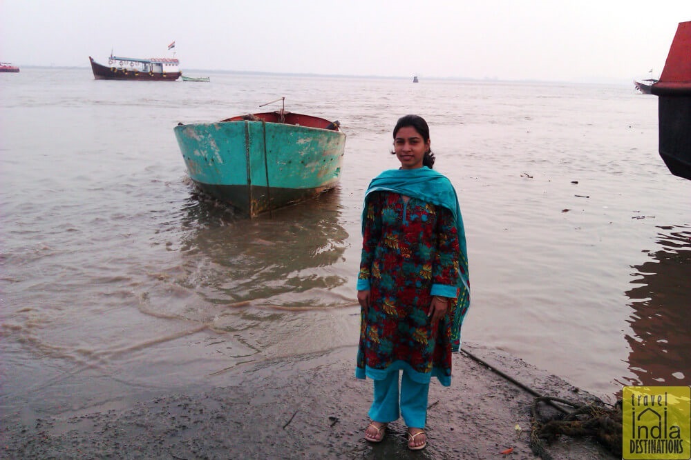 Sarah at Vasai Creek