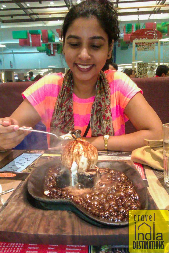 Sizzling Brownie Cream Centre