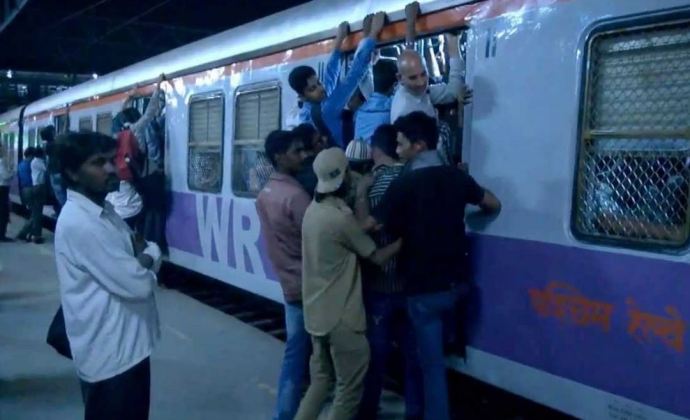 The Rush Hour Scene on Western Railway