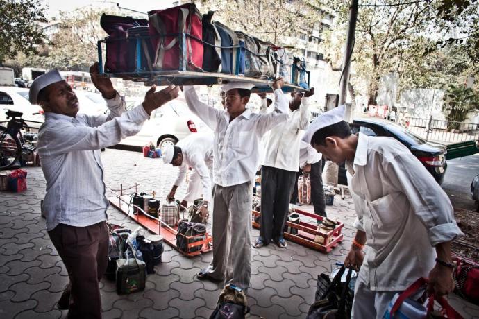 Work Goes on in the Life of Dabbawallah