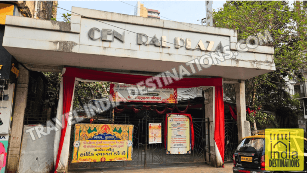 An exterior shot of the now defunct Central Plaza Cinema in Mumbai in Girgaon.