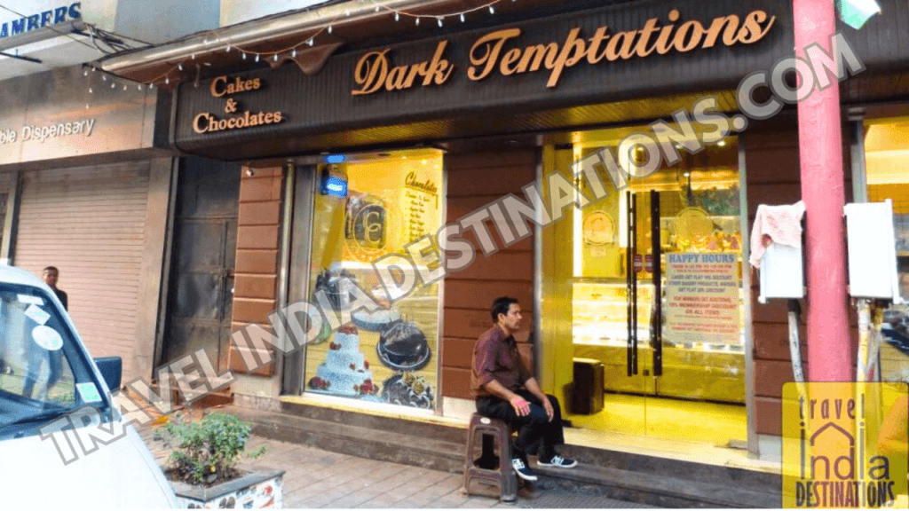 Dark Temptations Store in Dhobi Talao, one of the best Christmas cake shops in Mumbai.