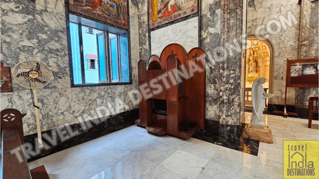 Confessional Box at Don Bosco Shrine Matunga