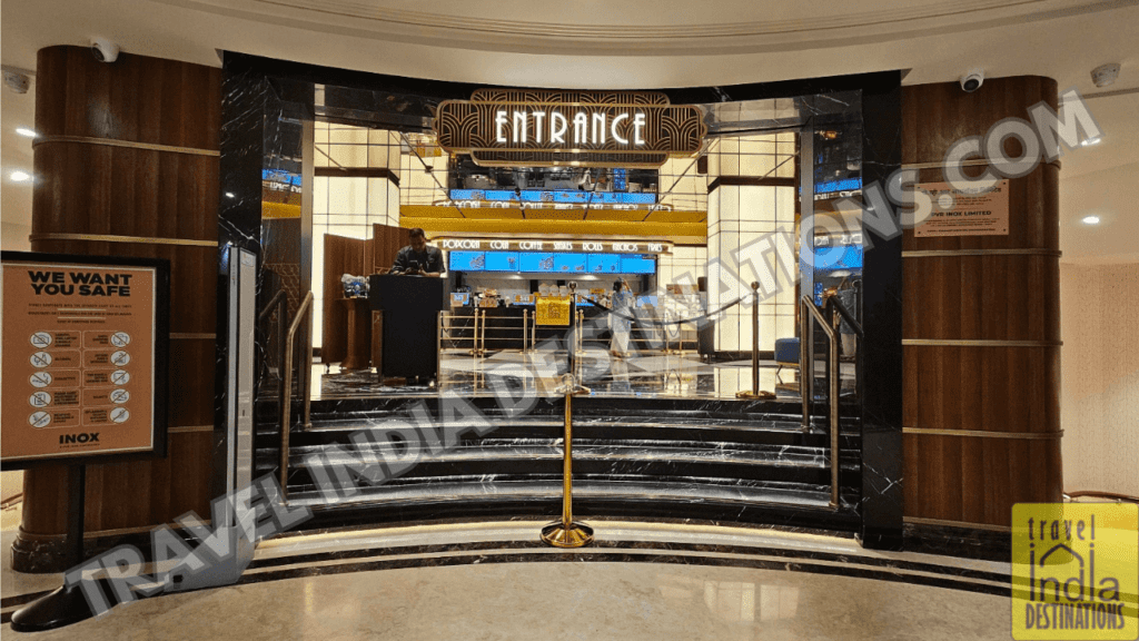 the entrance at second floor of Eros Cinema Mumbai
