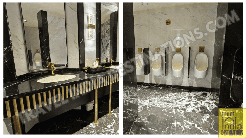 the toilet area of Eros cinema mumbai
