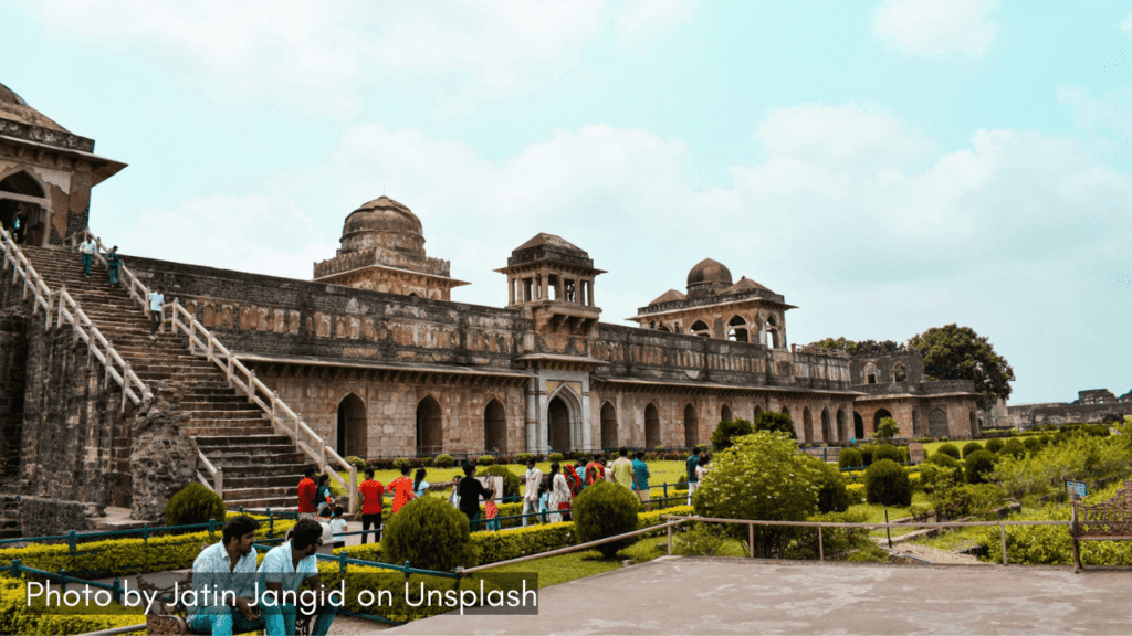 Jahaz Mahal in Mandu one of the tourist places in Madhya Pradesh