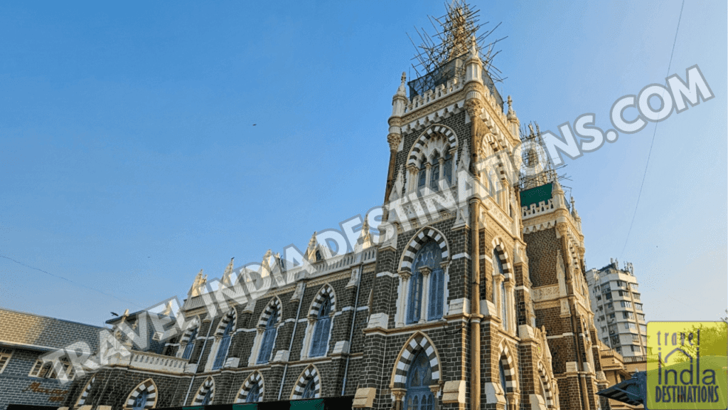 Mount Mary Church spires under repairs