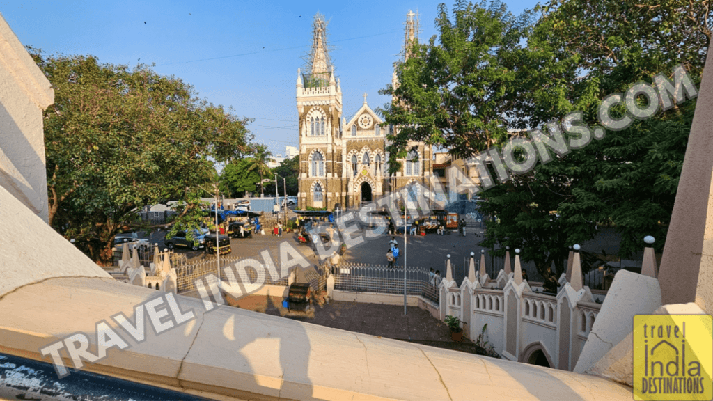 A view of the Mount Mary Church from the oratory