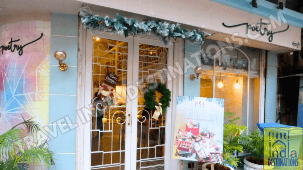 Poetry Love and Cheesecake Store in Kala Ghoda, one of the best Christmas cake shops in Mumbai.