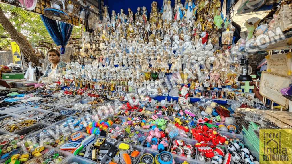 Items at roadside stall near Mount Mary Church
