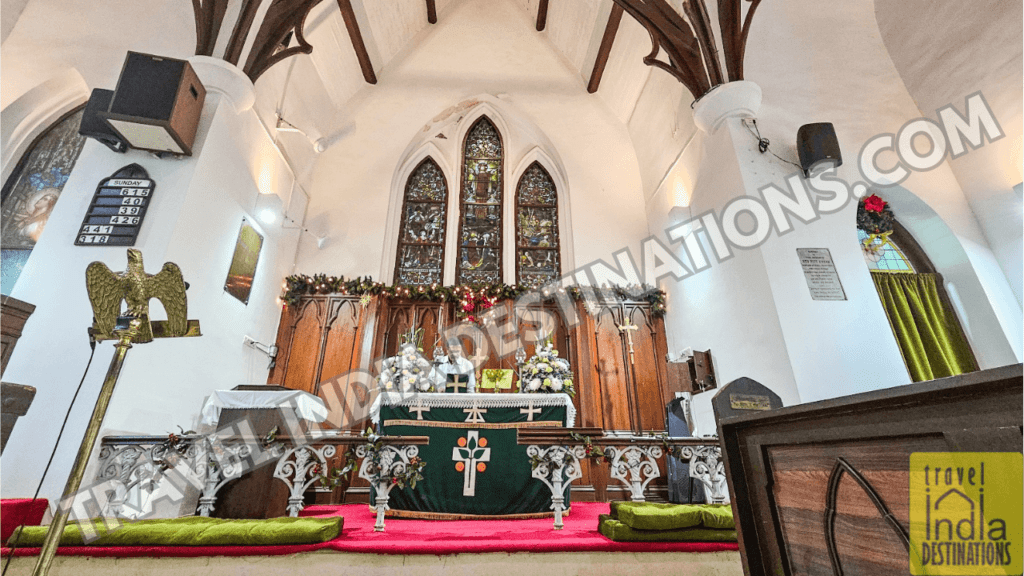 The main altar of St Stephen's Church