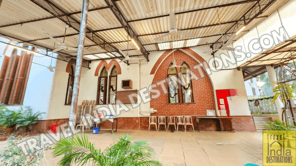 The patio of St Stephen's Church