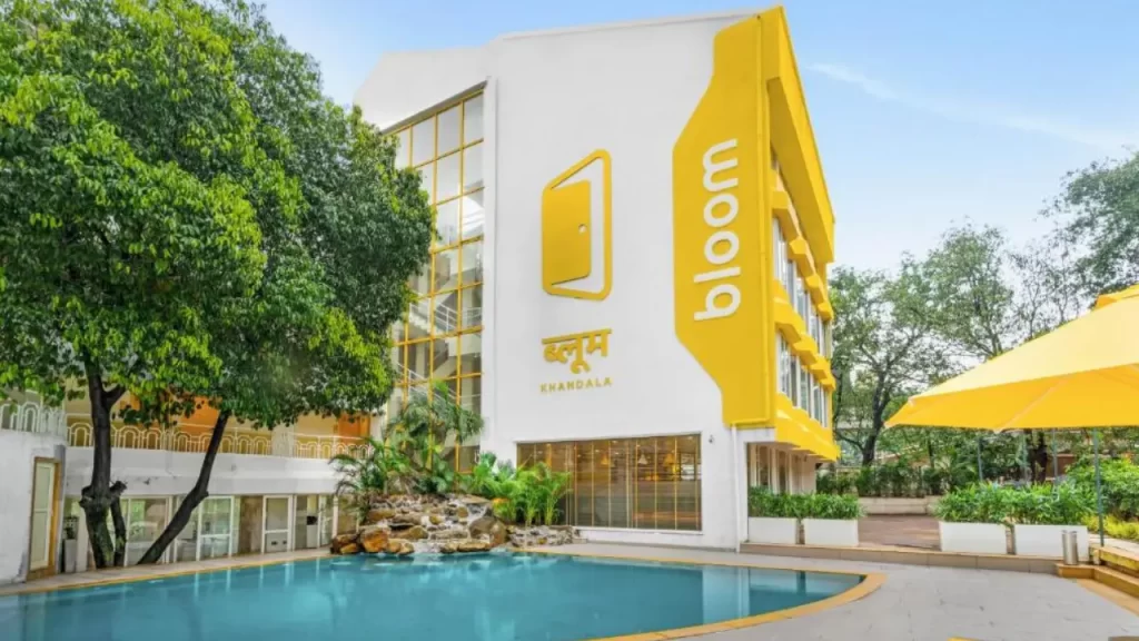 Bloom Hotel Khandala with outdoor swimming pool is one of the budget hotels near ghats in Maharashtra