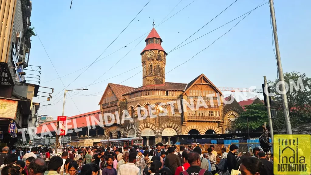 View of the iconic Crawford Market one of the best markets in Mumbai for shopping almost anything.