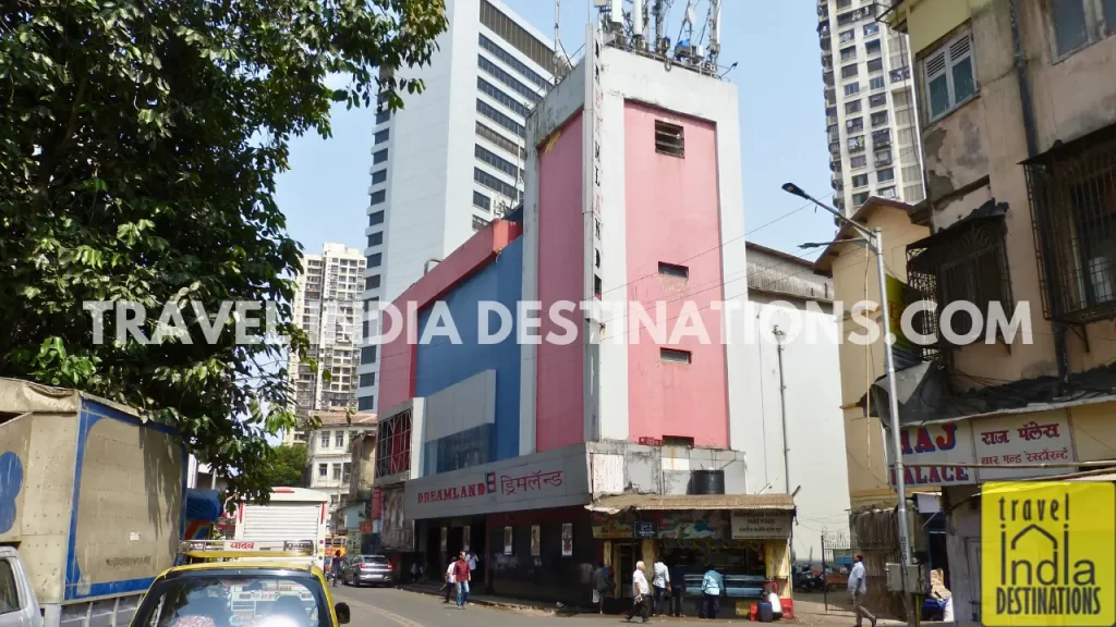 Exterior shot of the Dreamland Cinema building before demolition, now turning into Dreamland Mall.