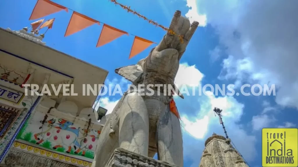 The mighty elephant statues at Jagdish Temple Udaipur one of the best places to explore in October.