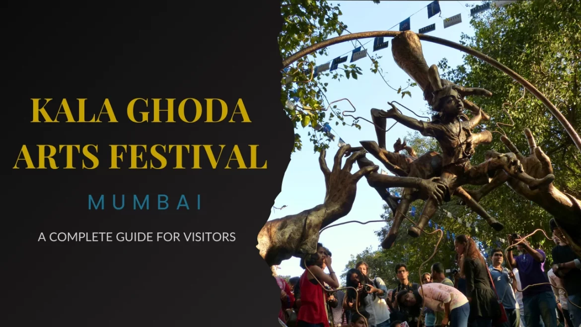 kala ghoda arts festival featured image with an art installation