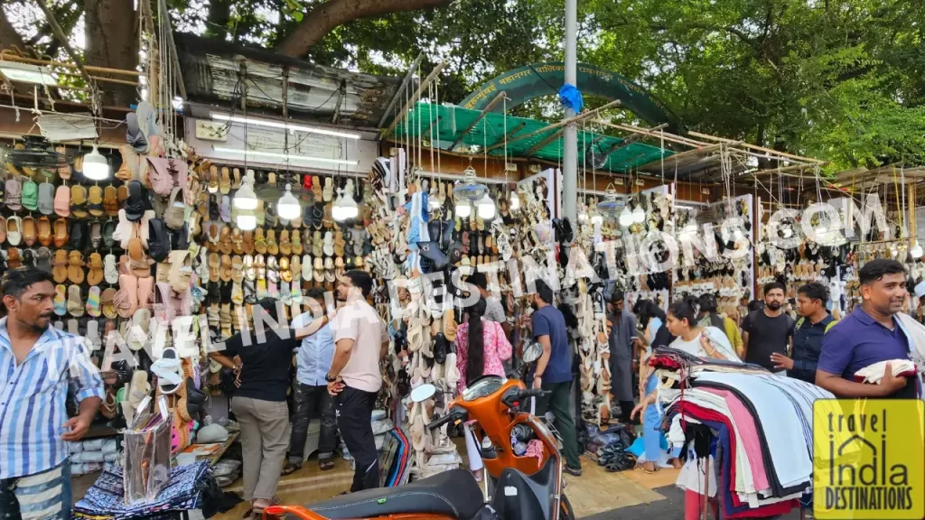 A view of Bandra's Linking Road one of the best markets in Mumbai for street shopping. 