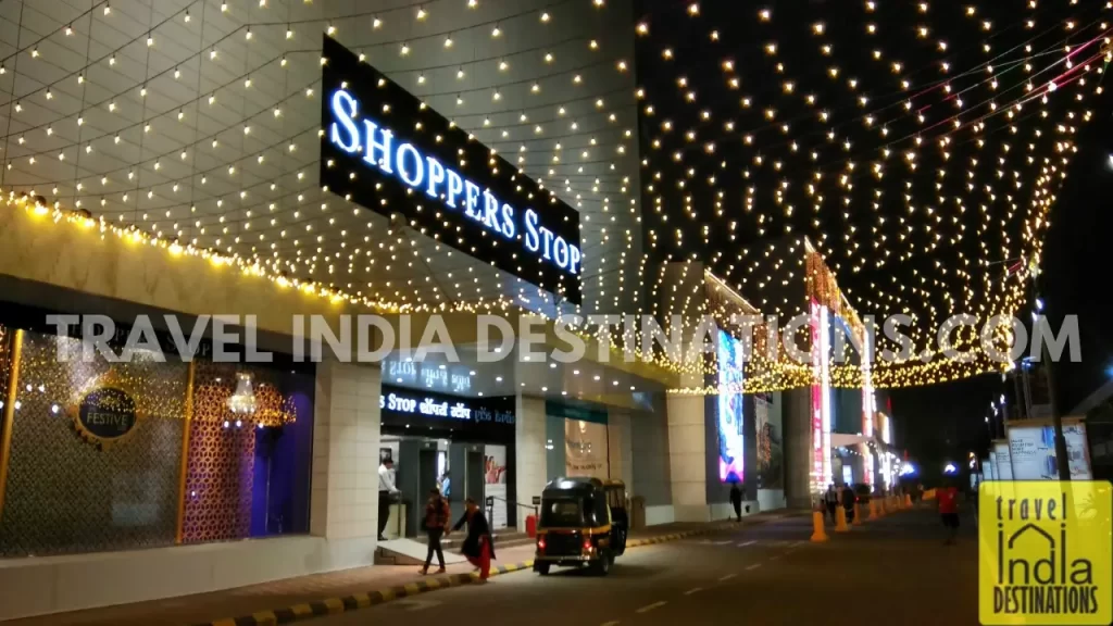 A view of Shoppers Stop, one of the best retail stores for clothes, perfumes, accessories and footwear in Mumbai. 