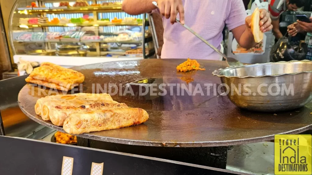 a shot of street food in Mumbai during Ramadan