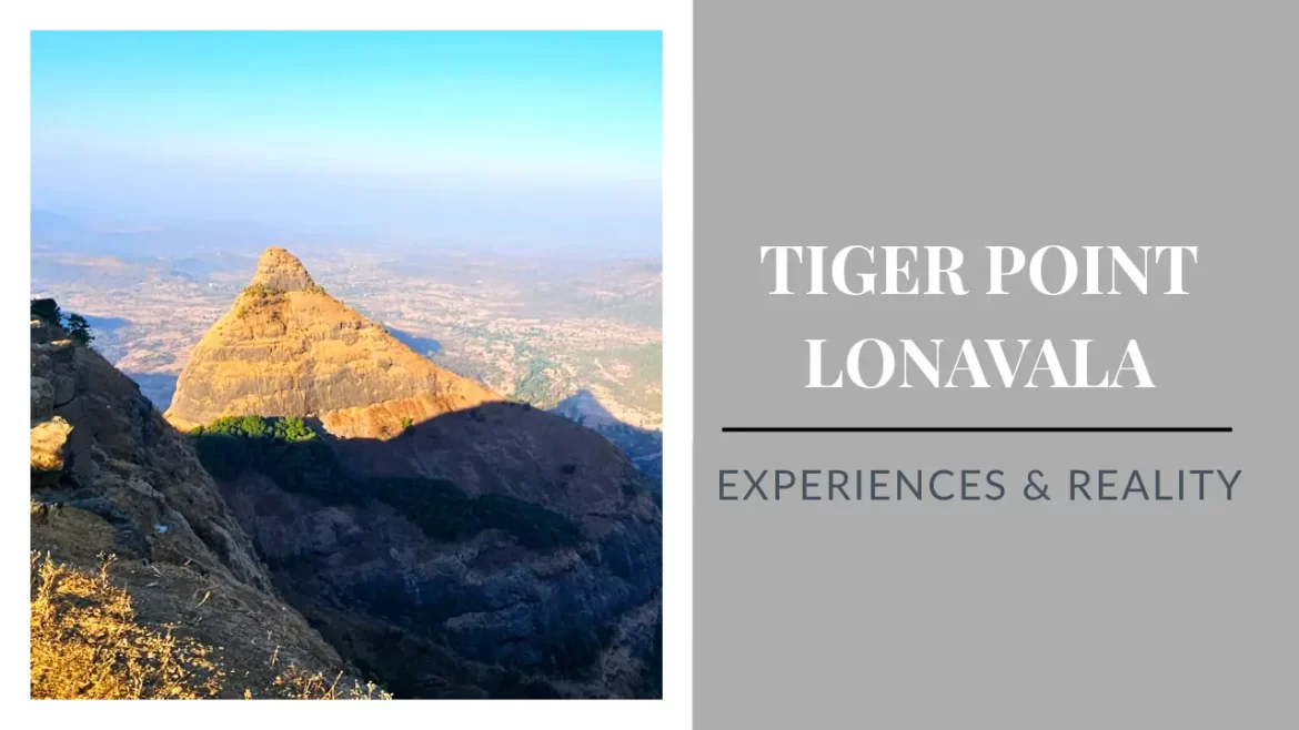A view of Tiger Point peak with the title of the post mentioning experience and reality