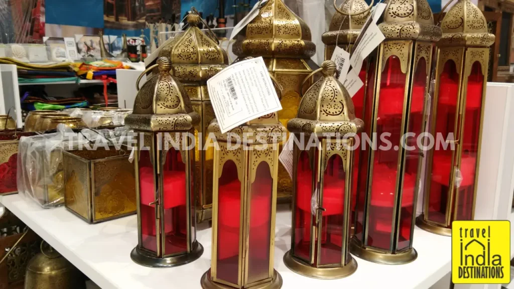 various traditional lamps for Diwali shopping in Jaipur