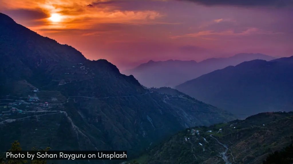 A scenic view of Ziro Valley in Arunachal Pradesh one of the most remote destinations for digital nomads in India.